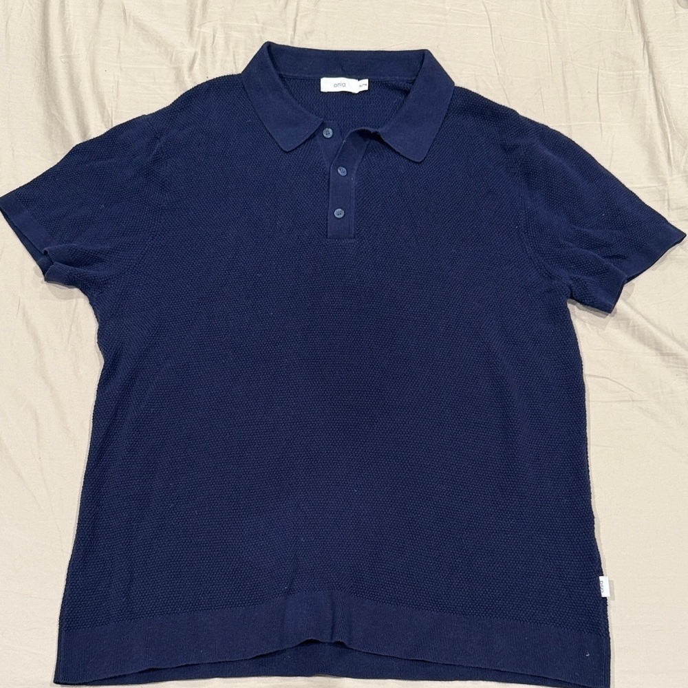 Onia XL Men’s Navy Polo Shirt